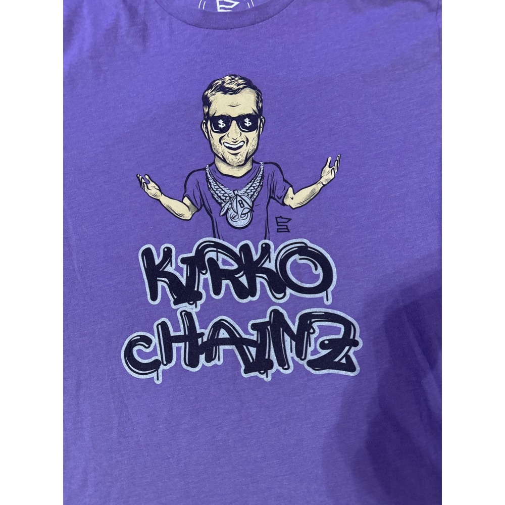 MN Vikings Kirko Chainz Graphic T‎ Shirt SOTASTICK Mens 2XL